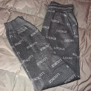 Gray Lounge Sweatpant Set